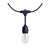 Satco S8020R1 - 24' LED String Light - 2700K - 12×1W S14 Lamps, IP65