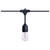 Satco S8020R1 - 24' LED String Light - 2700K - 12×1W S14 Lamps, IP65 