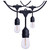 Satco S8020R1 - 24' LED String Light - 2700K - 12×1W S14 Lamps, IP65