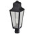 Satco 60-8134 - Lawrence 1-Light Post Top - Matte Black - Wet Rated 