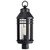 Satco 60-8105 - Wilton 1-Light Post Top - Matte Black - Wet Rated 
