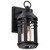 Satco 60-8101 - Wilton 1-Light Wall Lantern - Matte Black - Wet Rated 