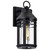 Satco 60-8102 - Wilton 1-Light Wall Lantern - Matte Black - Wet Rated 