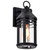 Satco 60-8102 - Wilton 1-Light Wall Lantern - Matte Black - Wet Rated 