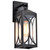 Satco 60-8121 - Oaklyn 1-Light Small Wall Lantern - Matte Black - Wet Rated 
