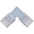 Satco 64-162 - L-Shape Tape Light Connector - 5-Pack - Dry Location 