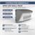 80W LED Traditional Wall Pack for Commercial & Security Lighting - 30K/40K/50K 