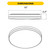 Halco 25545 - Flush Mount Modern Round Ring - CCT Selectable - Black/Gold, 21W
