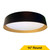 Halco 25570 - Flush Mount Thick Black Ring - CCT Selectable - Triac Dimmable