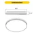 Halco 90333 - Flush Mount Slim Drum 15in - CCT Selectable - Motion Sensor
