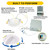 Halco 82120 - 6in ProLED Gimbal Downlight - CCT Selectable - Triac Dimmable 