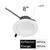 Halco 89212 - 8in CDL Commercial Downlight - CCT Selectable - IP65 Wet Rated