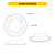 Halco 89228 - 6in Commercial Downlight Reflector Insert - Haze Trim