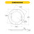 Halco 83138 - Temporary Disk Light 4in Round - 5000K - Damp Rated 