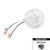 Halco 83138 - Temporary Disk Light 4in Round - 5000K - Damp Rated