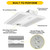 Halco 36161 - CLHB Compact Linear High Bay - CCT Selectable - 140-160W 