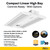 Halco 36162 - CLHB Compact Linear High Bay - CCT Selectable - 180W-240W