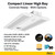 Halco 36163 - CLHB Compact Linear High Bay - CCT Selectable - 240-320W