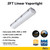 Halco 28110 - LVPT Select Linear Vaportight 2ft - CCT Selectable - IP66