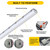 Halco 28111 - 4ft Linear Vaportight - CCT Selectable - IP66