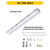 Halco 28116 - 4ft LED Vaportight - CCT Selectable - Emergency Battery Backup
