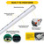 Halco 28117 - LED Linear Vaportight 8ft - CCT Selectable - Emergency Backup
