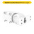 Halco 24984 - SekTor Slipfit Knuckle Mount - White - For 100â€“300W Area Lights