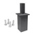 Halco 741213 - 4in Square Tenon Pole Top Mount - 2-3/8in Tenon