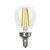 Halco 82506 - A15 LED Filament Bulb - 2700K - E12 Candelabra Base, Dimmable 