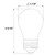 Halco 82520 - 9A15 Filament A15 LED Bulb - 5000K - E26 Dimmable 