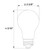 Halco 82526 - LED Filament A19 Lamp - 5000K - E26 Dimmable 