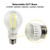 Halco 82533 - Filament A19 LED Lamp - CCT Selectable - E26 Dimmable 