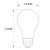 Halco 82715 - A19 LED Filament Bulb - 5000K - 3-Way Dimmable 