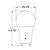 Halco 83215 - 9W LED A19 Lamp GU24 - CCT Selectable - Dimmable