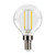 Halco 82644 - LED Filament G16.5 Candelabra Lamp - 5000K - 90+ CRI Dimmable 