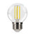Halco 82667 - LED Filament G16.5 Lamp - 3000K - 500 lm Dimmable 