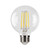 Halco 82675 - G25 LED Filament Globe - 2700K - E26 Base Dimmable 