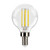 Halco 82655 - LED Filament G16.5 Bulb E12 - 3000K - Dimmable
