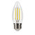 Halco 82720 - B11 LED Filament Lamp - 3000K - 3-Way Dim, E26 Base 