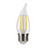 Halco 82726 - CA11 LED Filament Lamp - 3000K - 3-Way Dimmable E26 