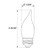 Halco 82629 - CA11 LED Filament Lamp - 5000K - Dimmable E26