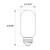 Halco 82706 - LED Filament T14 Lamp - 3000K - Dimmable