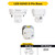 Halco 82851 - LED Double Tube Plug-In Lamp G24D - CCT Selectable - Hybrid Type A/B