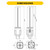 Halco 82851 - LED Double Tube Plug-In Lamp G24D - CCT Selectable - Hybrid Type A/B