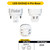 Halco 82853 - PLD9H-8CS LED Double Tube Plug-In - CCT Selectable - G24Q Base 