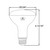 Halco 83221 - BR30 Flood LED Bulb - CCT Selectable - E26 Dimmable 