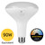 Halco 83222 - BR40 LED Flood Lamp - CCT Selectable - 13W Dimmable E26