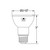 Halco 83217 - 7W LED PAR20 Flood - CCT Selectable - 90+ CRI