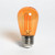 Halco 82689 - S14 LED Filament Orange Lamp - E26 Base - 5W Dimmable