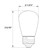 Halco 82687 - LED Filament S14 Blue Lamp - E26 Base - Dimmable